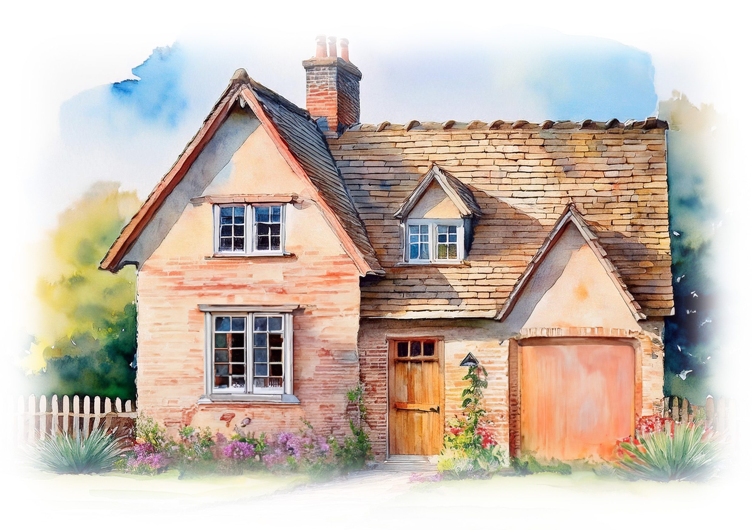 House type illustration